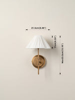 Load image into Gallery viewer, Luminella Elegant Bronze Linen Wall Light – Classic Design for Bedroom & Hallway