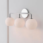 Load image into Gallery viewer, Selvion Art-Glass Globe Wall Sconce – Elegant Modern Wall Light for Bathrooms, Halls & Living Spaces