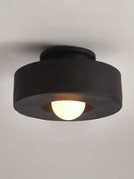 Load image into Gallery viewer, Resin Ceiling Light - Chunky Cylindrical Modern Flush Mount Fixture