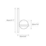 Load image into Gallery viewer, Globe Shade Minimalist Wall Lamp for Indoor and Outdoor Spaces