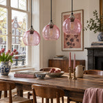 Charger l'image dans la visionneuse de galerie, Bubble Glass Globe 3 - Light Single Pendant Light With Adjustable Cord