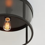 Load image into Gallery viewer, Ferrix Glass Outdoor Ceiling Light – Industrial Style For Porche