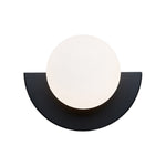 Cargar imagen en el visor de la Galería, Lámpara de pared nórdica con forma de macarrón de cristal y orbe, de metal, colorida y moderna.