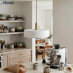 Load image into Gallery viewer, Cerova Contemporary Minimalist and Elegant Pendant – Ivory Porcelain Shade Light for Kitchen Island & Bedroom