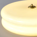 Cargar imagen en el visor de la Galería, Lámpara de Techo Curva Suave Opalix – Lámpara Decorativa de Techo Inspirada en el Art Decó para Espacios Interiores N08