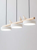 Load image into Gallery viewer, Sienna Bird Pendant Lamp - Wood Design for Scandinavian Kitchen Islands