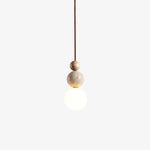 Load image into Gallery viewer, Modern Travertine Stone Globe Pendant Lamp M08