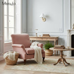 Cargar imagen en el visor de la Galería, Aplique de pared Diora Minimalist Linen Shade, perfecto para dormitorio, pasillo y sala de estar.