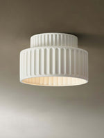 Load image into Gallery viewer, Resin Ceiling Light - Wabi Sabi Beige Flush Light for Nordic Interiors