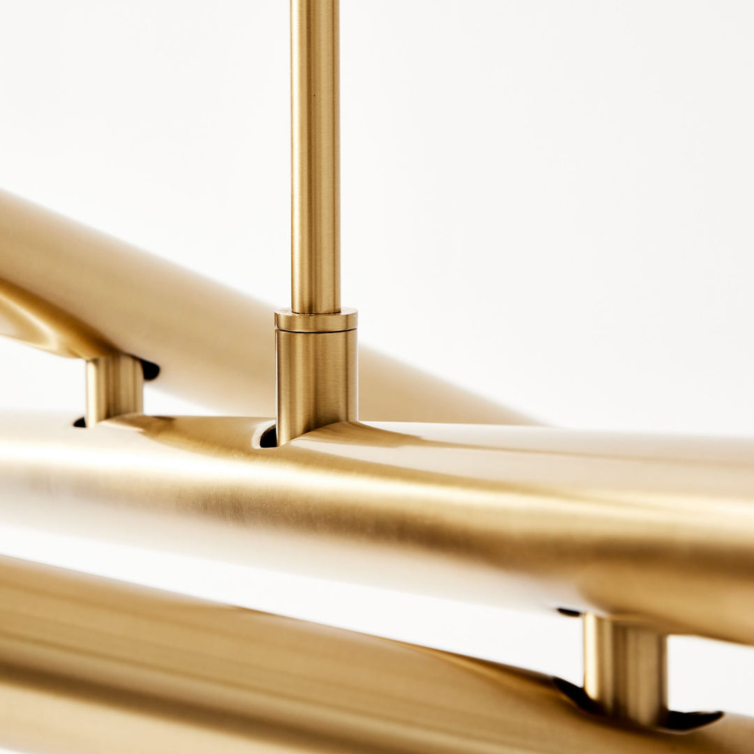 Lustre Borvia Spoutnik à 6 lumières – Style Trace à hauteur réglable