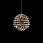 Load image into Gallery viewer, Silver Spark Ball Pendant Light