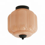 Load image into Gallery viewer, Eloise Flush Mount Milk Glass Ceiling Light – Modern Accent Lighting with Artistic Glass Shade