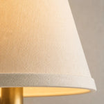 Charger l'image dans la visionneuse de galerie, Rowan No-Wire Flat Drum Shade Wall Sconce – Plug-In Fabric Wall Light