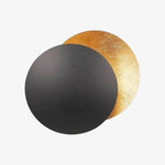 Cargar imagen en el visor de la Galería, Lámpara de Pared Discola Disc – Diseño Moderno de Halo de Cobre con Pantalla Circular para Sala o Dormitorio N20