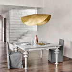 Load image into Gallery viewer, Hammered Brass Suspension Light