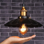 Load image into Gallery viewer, Black Skirt Pendant Light