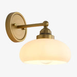 Load image into Gallery viewer, Riven Milk Glass Wall Lamp Vintage Industrial Style - Bedroom Bathroom Lighting