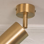 Load image into Gallery viewer, Brass ceiling canopy and adjustable joint detail