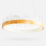 Bild in Gallery-Viewer laden, 62 cm (24.4 in) (24.4 in) white pendant light