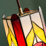 Charger l'image dans la visionneuse de galerie, Upper structure of the stained glass pendant shade