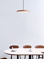 Load image into Gallery viewer, Macaron Pendant Light – Slim Metal Saucer Fixture