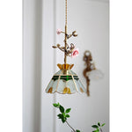 Bild in Gallery-Viewer laden, Lalique Rose Glas Pendelleuchte