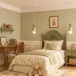 Cargar imagen en el visor de la Galería, Cat green gift box pendant lamps in a study bedroom