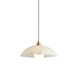 Load image into Gallery viewer, Alabaster Dome Pendant Light