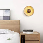 Load image into Gallery viewer, Medieval Yellow Travertine Wood Wall Lamp M09