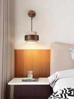 Load image into Gallery viewer, Cylindrical Modern Design Travertine Wall Lamp