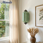 Charger l'image dans la visionneuse de galerie, Applique murale vintage en verre laiteux festonné Eloise - Éclairage d'appoint moderne pour salle de bain et chambre