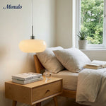 Bild in Gallery-Viewer laden, Nordic Metal Bauhaus Glas Pendelleuchte