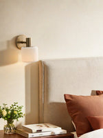 Load image into Gallery viewer, Cerova Porcelain Wall Sconce - Minimal Round Flush Mount Ceramic Light