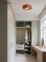 Load image into Gallery viewer, Cerova Porcelain Flush Mount Ceiling Light – Modern Low-Profile Fixture
