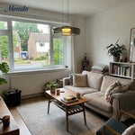 Cargar imagen en el visor de la Galería, Lámpara colgante de vidrio con forma de disco apilado Verdoma Iluminación nórdica contemporánea para cocinas