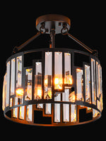Load image into Gallery viewer, American Retro Industrial Style Iron Birdcage Pendant Lamp