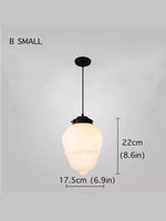 Load image into Gallery viewer, Vintage Art Deco Milk Glass Pendant Light