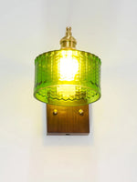 Bild in Gallery-Viewer laden, Ripple Glas-Wandleuchte – Vintage-Stil Nachttisch-Akzentlicht für Schlafzimmer