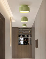 Load image into Gallery viewer, Resin Ceiling Light - Wabi Sabi Beige Flush Light for Nordic Interiors