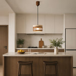 Bild in Gallery-Viewer laden, Vintage Travertine Metal Pendant Lamp for Dining Room