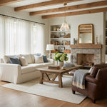 Cargar imagen en el visor de la Galería, Lámpara colgante Bellina – Forma fluida de vidrio en estilo minimalista para comedor