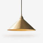 Cargar imagen en el visor de la Galería, Bell shade copper pendant light on a white background