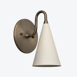 Load image into Gallery viewer, Curved Metal Shade Sconce Vintage Style Wall Light - Entryway Stairwell Lighting