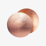 Cargar imagen en el visor de la Galería, Lámpara de Pared Discola Disc – Diseño Moderno de Halo de Cobre con Pantalla Circular para Sala o Dormitorio N20