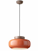 Load image into Gallery viewer, Ceramic and Glass Pendant Light - Bauhaus Disc Orb - Maracanã