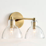 Load image into Gallery viewer, Glavira Recycled Glass Wall Sconce - Modern Bathroom Vanity Light