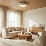 Charger l'image dans la visionneuse de galerie, Luminaire de plafond en béton minimaliste Monocem – Applique encastrée élégante pour salon