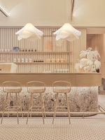 Load image into Gallery viewer, Ethereal Bloom French Floral Pleated Fabric Pendant Light