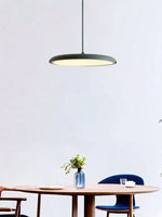 Load image into Gallery viewer, Macaron Pendant Light – Slim Metal Saucer Fixture
