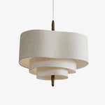 Load image into Gallery viewer, Softlume Wave Linen Shade Pendant Lamp - Modern Light for Dining Room